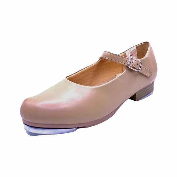 Dance Class by Trimfoot Shoes - New Womens MaryJane Tap Tan Beginner Dance Class Trimfoot